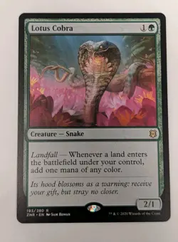 Lotus Cobra Zendikar Rising - MTG RARE - Image 1