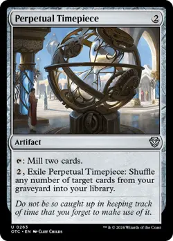Perpetual Timepiece [Outlaws of Thunder Junction Commander] Magic MTG - Image 1