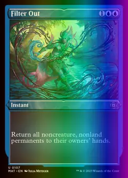 MTG Filter Out (107/230) March of the Machine The Aftermath NM FOIL - Image 1