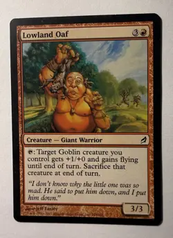 Lowland Oaf 184 Common Lorwyn LP MTG - Image 1