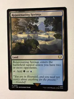 Rejuvenating Springs #325 (NM) Lord of the Rings LTC Magic MTG - Image 1
