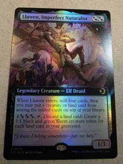 Lluwen, Imperfect Naturalist - (Extended Art) Lorwyn Eclipsed Foil - Mtg - Image 1
