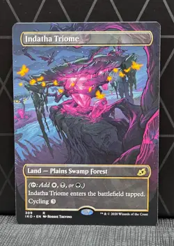 Indatha Triome (Showcase) R - Ikoria Lair of Behemoths (IKO) MTG - 309 NM - Image 1