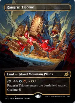 Raugrin Triome (Showcase) 311 Ikoria: Lair of Behemoths NM MTG - Image 1