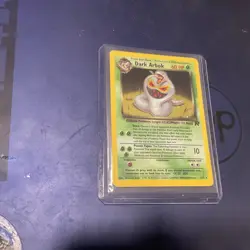 Pokemon TCG Team Rockets Dark Arbok Holo LP - Image 1