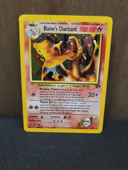 Blaine's Charizard - 2/132 - Gym Challenge Unlimited - Pokemon TCG - MP-LP READ - Image 2