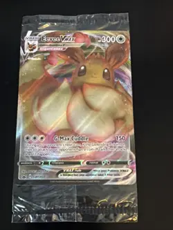 SEALED Eevee VMAX SWSH087 Black Star Promo Full Art Holo Pokemon TCG 2021 NM - Image 1