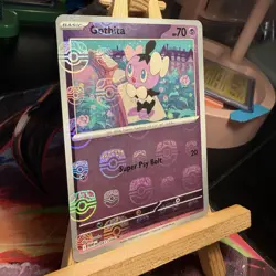 Gothita (Master Ball Pattern) 041/086 White Flare Holo Rare Pokemon TCG MINT - Image 2