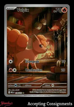 2025 Pokemon TCG Mega Evolution #138 Vulpix Illustration Rare FULL ART - Image 1