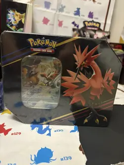 Pokemon Crown Zenith Galarian Zapdos Tin Brand New Factory Sealed Crown Zenith - Image 1