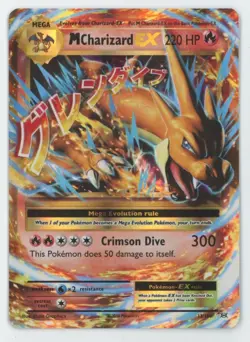 2016 Pokemon XY Evolutions M Charizard EX Holo #13 C98 - Image 1