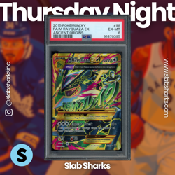 2015 POKEMON XY ANCIENT ORIGINS #98/98 MEGA RAYQUAZA EX SHINY FULL ART PSA 6 - Image 1