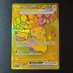Pokemon Pikachu ex 179/131 Sv: Prismatic Evolutions Holo Hyper Rare Lightning - Image 1