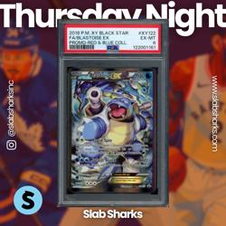 2016 POKEMON XY BLACK STAR PROMOS #XY122 BLASTOISE EX FULL ART PSA 6 - Image 1
