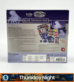 POKEMON TCG SWORD & SHIELD CHILLING REIGN ELITE TRAINER BOX ETB SEALED - Image 2