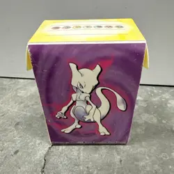 Vintage Pokemon Deck Box Pikachu & Mewtwo ZAP Empty Deck Box Only 1999 - Image 3
