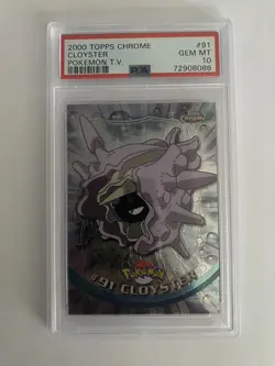 2000 - Topps Chrome - Pokemon TCG - Series 2 - Cloyster #91 - PSA 10 - Image 1