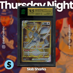 2022 POKEMON SWSH BRILLIANT STARS #184/172 ARCEUS VSTAR SECRET RARE MNT 9.5 - Image 1