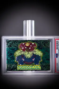 1999 Pokemon JPN Meiji Fushigibana Promo Embossed PSA 8 - Image 2