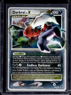 2008 Pokemon Diamond & Pearl Great Encounters Darkrai LV.X Holo #104/106 - Image 1