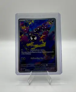 TCG Pokemon English Illustration Rare Gastly 177/162 SV05: Temporal Forces Holo - Image 1