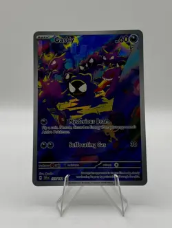 TCG Pokemon English Illustration Rare Gastly 177/162 SV05: Temporal Forces Holo - Image 2
