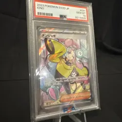 Iono 091/071 PSA 10 2023 Pokemon Clay Burst SV2D JP Full Art - Image 2