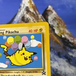 Flying Pikachu - 25/53 Pokemon WOTC Promo - Regular HP / Damaged - Image 2