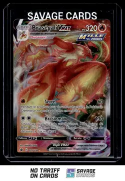 2021 Pokemon SWSH Chilling Reign French Brasegali VMax #021/198 Full Art - Image 1