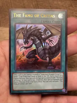 The Fang of Critias LCKC-EN037 Ultra Rare Near Mint +Bonus FREE SHIPPING! - Image 1