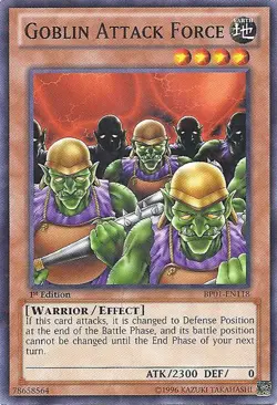 1x (LP) Goblin Attack Force - BP01-EN118 - Starfoil Rare - 1st Edition YuGiOh - Image 1