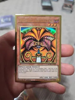 Yugioh Exodia the Forbidden One MGED-EN005 Gold Rare 1st Ed VLP - Image 1