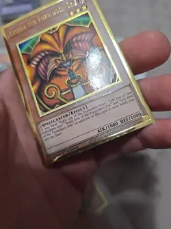 Yugioh Exodia the Forbidden One MGED-EN005 Gold Rare 1st Ed VLP - Image 5