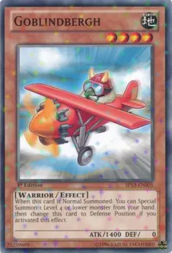 1x (HP) Goblindbergh - SP13-EN005 - Starfoil Rare - Unlimited Edition YuGiOh - Image 1