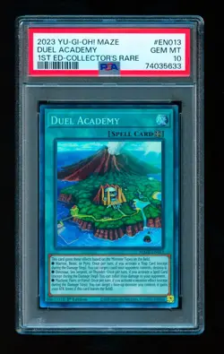2023 Yu-Gi-Oh! MAZE-EN013 Duel Academy 1st Edition Collector's Rare PSA 10 - Image 1