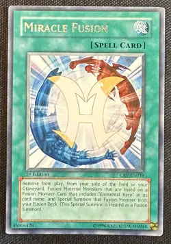 YUGIOH - Miracle Fusion - CRV-EN039 - Rare - 1st Edition - LP - Image 1