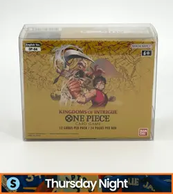 ONE PIECE TCG ENGLISH OP-04 KINGDOMS OF INTRIGUE SEALED BOOSTER BOX - Image 1