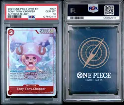 2024 ONE PIECE OP08 TONY TONY CHOPPER ALTERNATE ART # 007 PSA 10 - Image 3