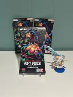 One Piece TCG - Wings of the Captain - Sleeved Booster Pack Lot of 3 Sealed - Image 1