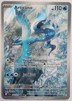 Pokemon Trading Card TCG Articuno Full Art Holo 161/159 Nintendo 2025 - Image 1