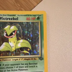 Pokemon TCG Victreebel Holo Rare Unlimited Jungle Card 14/64 Vintage LP - Image 4
