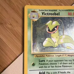 Pokemon TCG Victreebel Holo Rare Unlimited Jungle Card 14/64 Vintage LP - Image 5