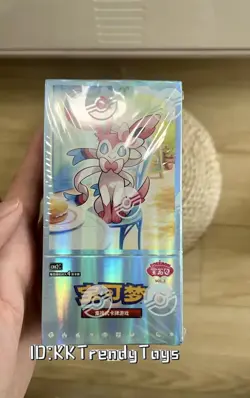 In Stock Pokemon TCG Chinese Card Gem Pack Vol.2 Eevee Booster Box Sealed CBB2C - Image 1