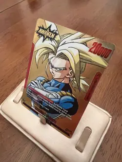 Dragon Ball Fusion World Trunks: Future SB02-001 Gold Manga Booster 02 Card - Image 3