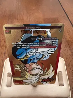 Dragon Ball Fusion World Trunks: Future SB02-001 Gold Manga Booster 02 Card - Image 5