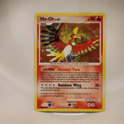 Pokemon TCG Secret Wonders 2007 Ho-Oh LV.45 Swirl Holographic Card #10/132 - Image 1