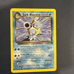 Dark Blastoise - 20/82 - Rare Team Rocket Set TCG 2001 - Pokemon Card LP - Image 1