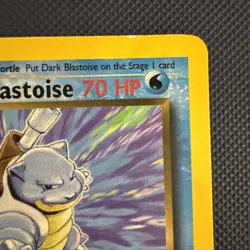 Dark Blastoise - 20/82 - Rare Team Rocket Set TCG 2001 - Pokemon Card LP - Image 2