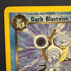 Dark Blastoise - 20/82 - Rare Team Rocket Set TCG 2001 - Pokemon Card LP - Image 3