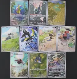 Pokemon TCG Illustration Rare Lot 10x Cards NO DUPLICATES Scarlet & Violet, Mega - Image 1